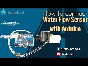 How to connect water flow sensor with arduino