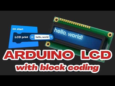 Control an LCD with Arduino & Block Coding: Code Kit Tutorial
