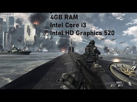 Call of Duty: Modern Warfare 3 on intel i3 and 520 with 4GB RAM ( Low End PC gameplay)