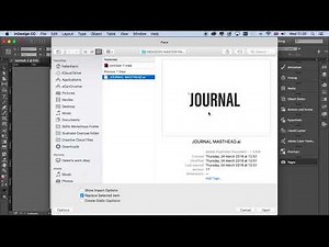 InDesign Using master pages