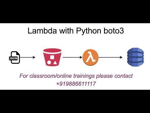 AWS Lambda : load JSON file from S3 and put in dynamodb