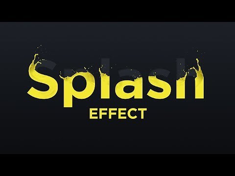 Create a Splash Text Effect in Photoshop