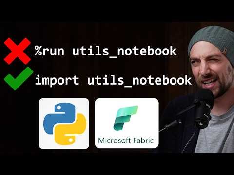 Avoid %run and use import! Python Modules/Libraries Without Magic Commands in MS Fabric Notebooks
