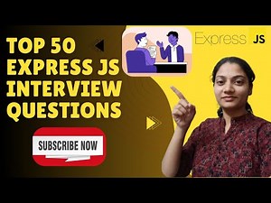 Top 50 Express JS interview question and answers Node JS | MERN Stack | React js | Node | Express JS