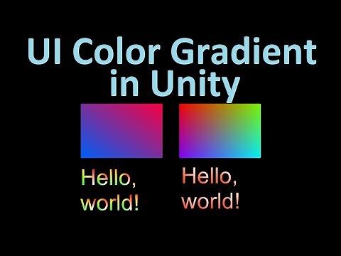 UI Color Gradient in Unity