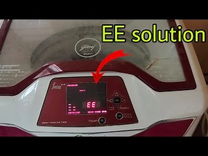 Error code EE solution washing machine