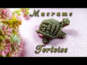 How To Make a Macrame Turtle Step by Step | Macrame Tortoise