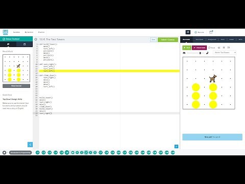 1.6.4: The Two Towers codehs python