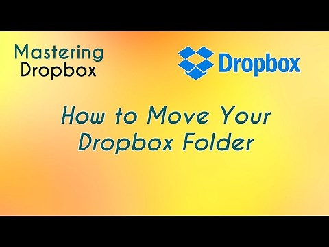 How to Move Your Dropbox Folder