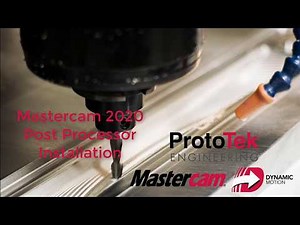Mastercam 2020 Post Processor Installation