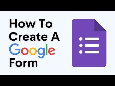 How To Create Google Form - 2024 | Complete Tutorial