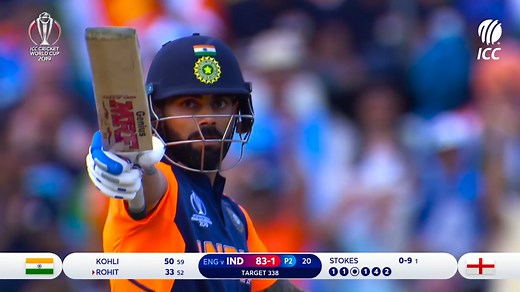 191K views · 8.3K reactions | Five half-centuries in nine innings  Virat Kohli's stellar 2019 World Cup  #ICCLegendsMonth | ICC - International Cricket Council | Facebook