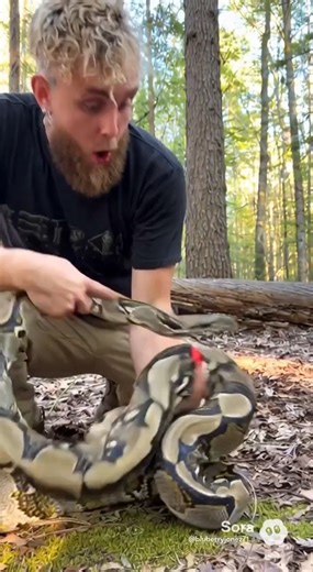 #jakepaul teaches how to catch a Python
