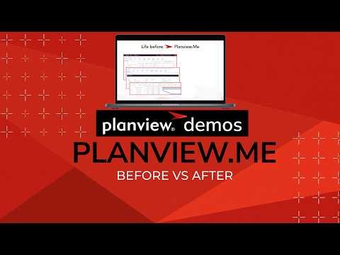 Demo | Planview.Me | Before vs After | 10 Clicks to 1