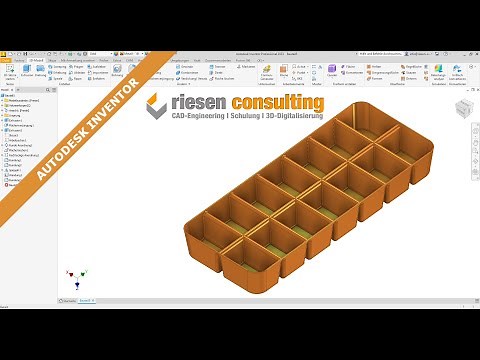 Autodesk Inventor - 3D Modell / Bauteil zeichnen Schulung CAD Deutsch Tutorial