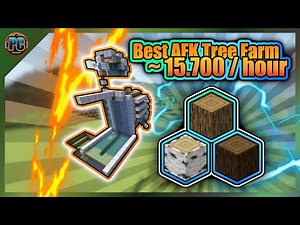 Minecraft Java 1.21+ Tutorial | AFK Tree Farm 15.700 / hour– Multi Tree Design (Oak, Birch, Spruce)