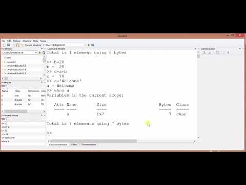 Introduction to Octave GUI