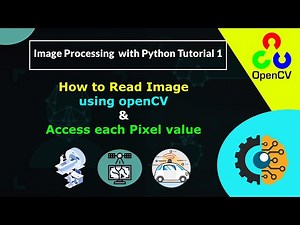 How to Read & Display Image using openCV in Python | How to access each Pixel of an image.