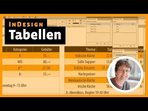 InDesign Tutorial: Tabellen