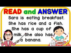 EASY READING COMPREHENSION FOR KIDS | PRACTICE READING | ENGLISH READING LESSON |TEACHER AYA
