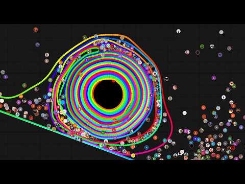 2D Ball & Rope Simulation: Escape from the Rolling Yarn Ball