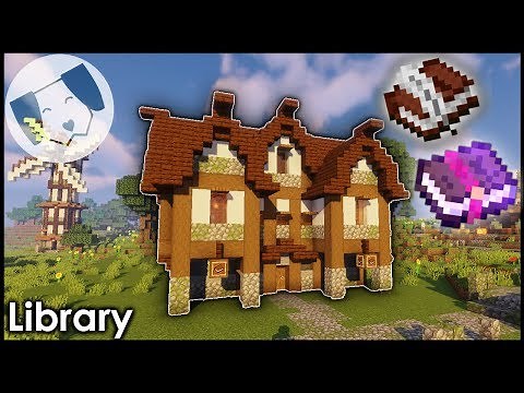 Minecraft: Medieval Enchanting Library Tutorial!
