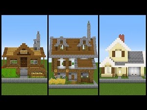 5 Simple ONE CHUNK Minecraft House Designs