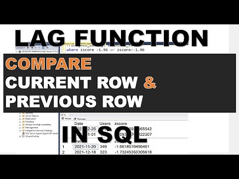 SQL Tutorial - Compare Current Row and Previous Row