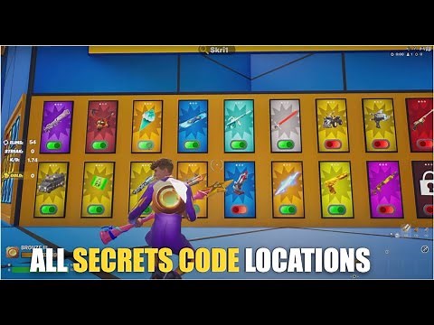 INFINITE PIT MAP FORTNITE CREATIVE - ALL SECRETS CODE LOCATIONS