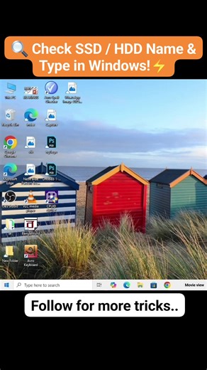 Want to know whether your computer has SSD or HDD? 🤔 Using Windows PowerShell, you can instantly check your disk name, type (SSD/HDD), and model in just one command! 💻⚡ 🔹 Open PowerShell as Administrator 🔹 Run the command 🔹 See disk name, type & size instantly Perfect for Windows 10 & Windows 11 users, IT students, and beginners 👨‍💻👩‍💻 👍 Like | 💬 Comment | 🔁 Share | 🔔 Follow for more Windows tips #WindowsTips #PowerShell #SSD #HDD #Windows10 #Windows11 #ComputerBasics #TechShorts #P