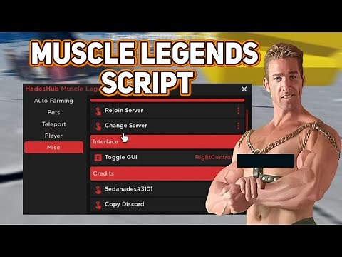 Muscle Legends Script - (AutoFarm, Safe Strength Farming & more)