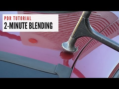 2-minute Blending | Quick Paintless Dent Removal Tutorial