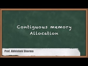 Understanding Contiguous Memory Allocation In Operating System | GATE