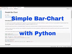 Python - Simple Bar Chart