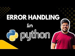 Error Handling in Python