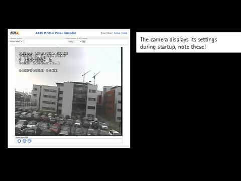 Technical installation tip: How to connect an AXIS P7214 Video Encoder to an analog Pelco PTZ camera