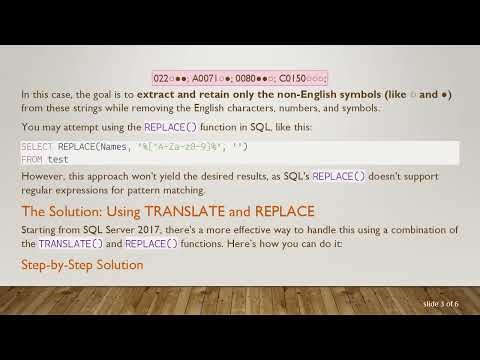 How to Replace All Occurrences of a String in SQL