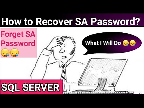 HOW TO RESET SA PASSWORD | How we to Recover SQL server SA Password | SQL SERVER SA PASSWORD RESET