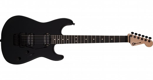 Pro-Mod San Dimas® Style 1 HH FR E, Ebony Fingerboard, Gloss Black