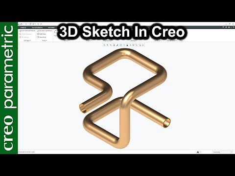 3D Sketch in Creo Parametric