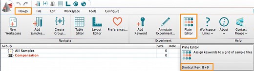 Plate Editor - FlowJo Documentation