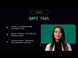 QAPI Plan Assessment with eAuditor
