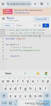 "My First C Program: Hello World Explained for Beginners!""C Programming for Absolute Beginners: