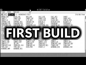 Windows 1.0 DR5 - The First Windows Build Ever!
