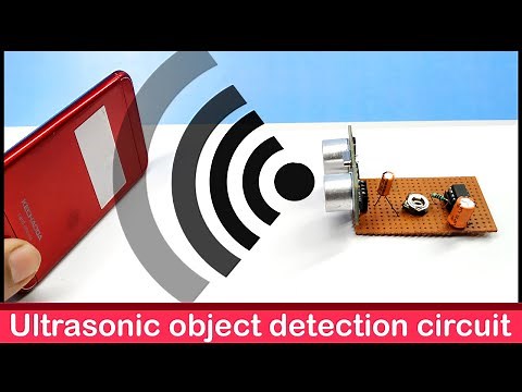 Ultrasonic Object detection circuit without arduino