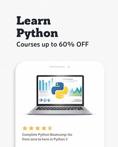 11K views · 197 reactions | Ready to master Python? Now you can with online courses up to 60% off + course satisfaction guarantee! | Udemy | Facebook