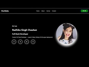 How To Create A Responsive Portfolio Website Using React Js