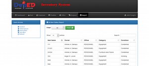 Equipment Inventory Management System In PHP With Source Code - Source Code & Projects