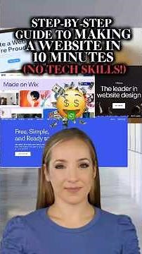 STEP-BY-STEP GUIDE TO MAKING A WEBSITE IN 10 MINUTES (NO TECH SKILLS!)