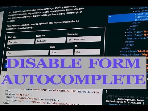 HTML Autocomplete Attribute Explained